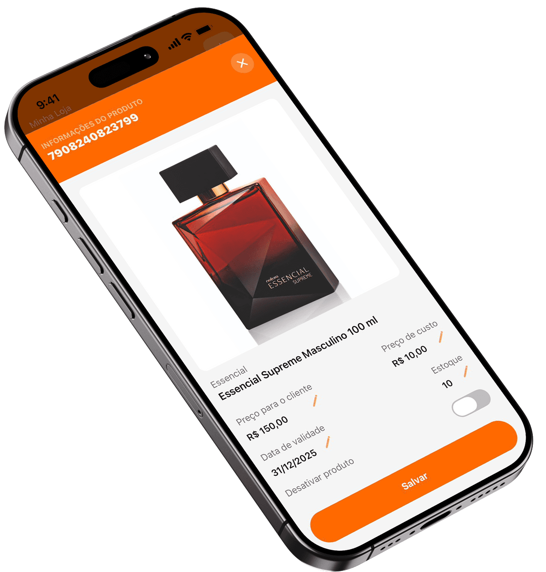 Organize seus produtos e estoque com facilidade.